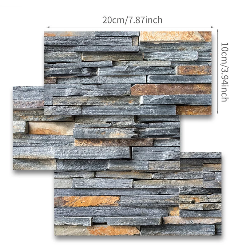 Self-Adhesive Vinyl Flooring Tiles Waterproof Peel And Stick Tiles Wall Stickers For Home Decor,Gray Wood Grain - Image 3