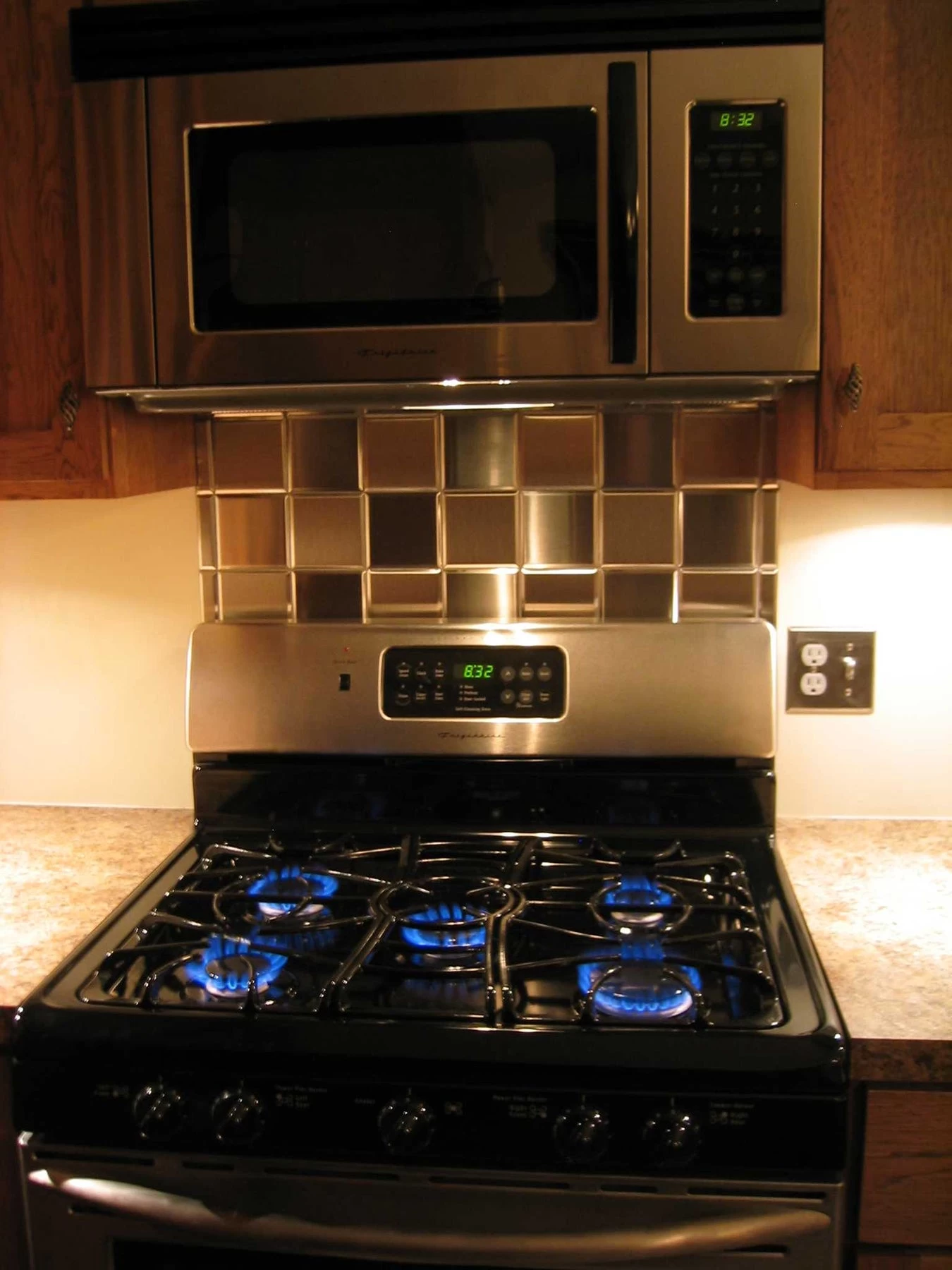 4" X 4" Brushed Stainless Steel Kitchen Back Splash Tile (9 Tile) $17.95/SF - Image 2