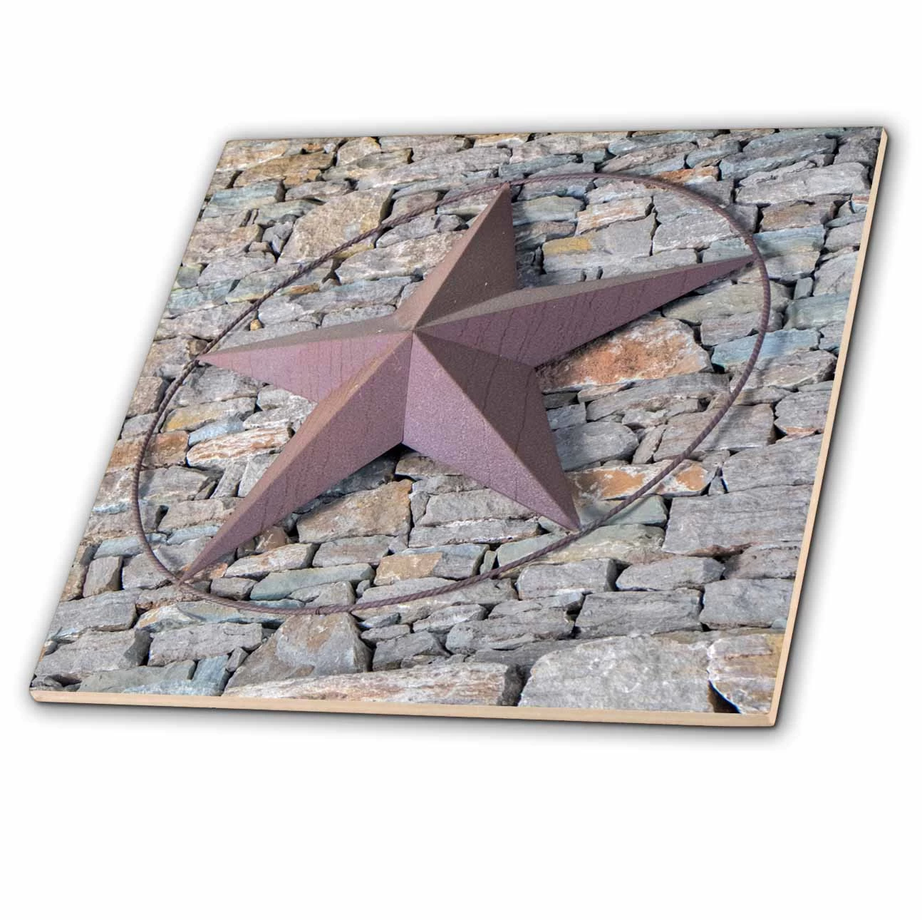 3dRose Texas Star, Austin, Texas, Usa - Ceramic Tile, 12-inch