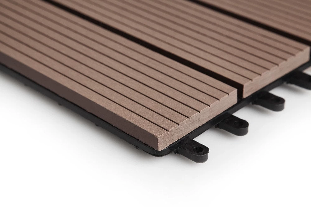 BuildDirect Brown 12" X 12" Interlocking Deck Tile (10sq. Ft. Per Box) - Image 7