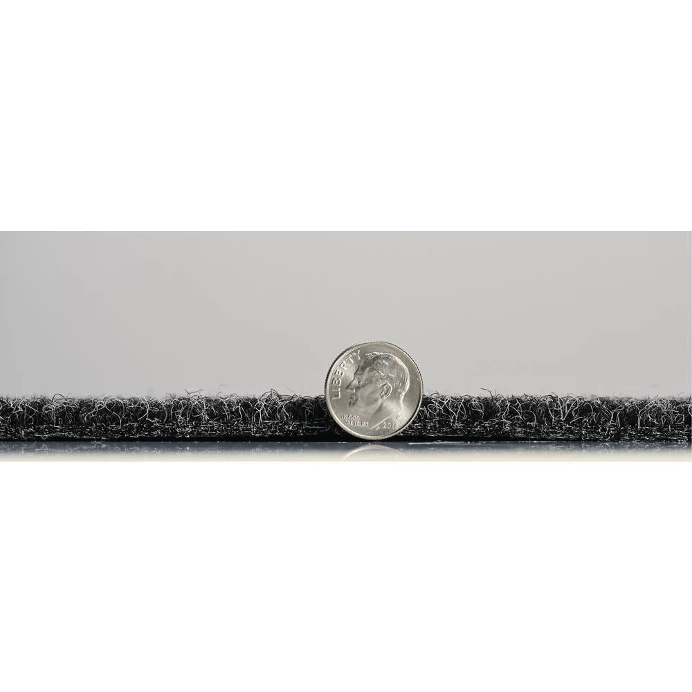 Foss Peel And Stick Grizzly Grass 24 In. X 24 In. Slate Grey Artificial Grass Carpet Tiles (15-Pack) - Image 4