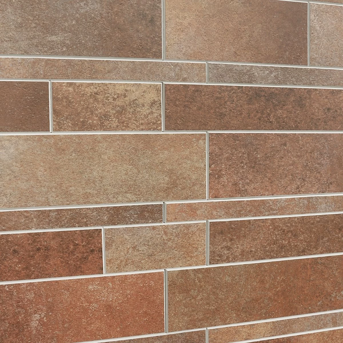 Bond Tile Easy Luxe Railroad Terra 11.81 In. X 11.81 In. SPC Peel And Stick Tile (0.96 Sq. Ft. / Sheet) - Image 3