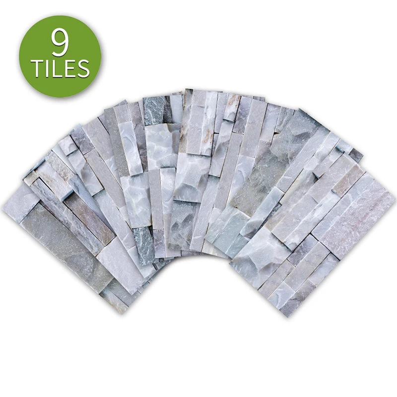 9pcs 3D Self Adhesive Kitchen Wall Tiles Bathroom Mosaic Tile Sticker 20*10cm - Image 9