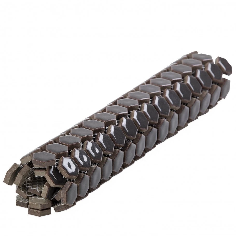 Honeycomb Hex Pavement Ceramic Polished Mosaic Tile - Image 6