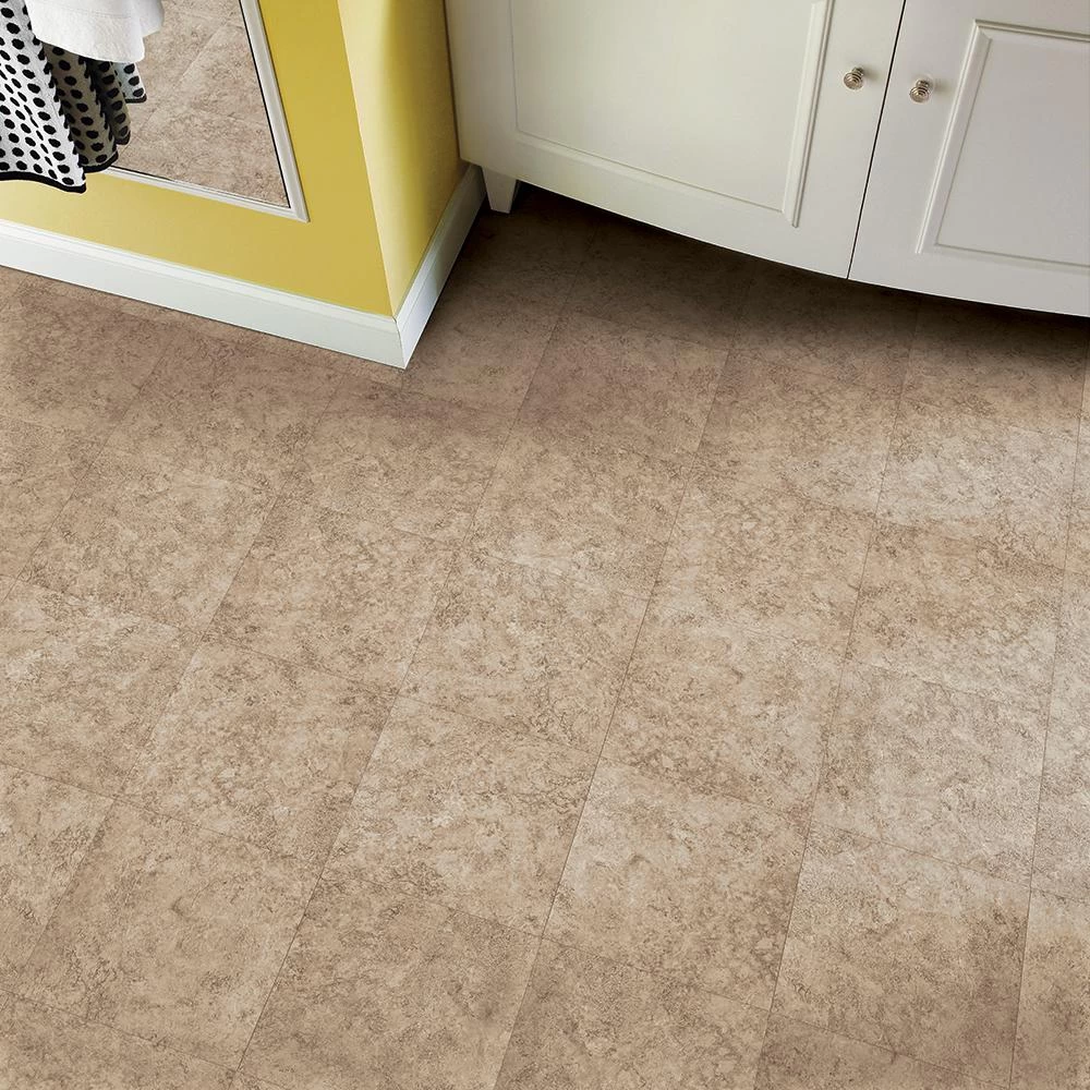 Armstrong Multistone Sand 12 In. X 12 In. Residential Peel And Stick Vinyl Tile Flooring (45 Sq. Ft. / Case) - Image 2