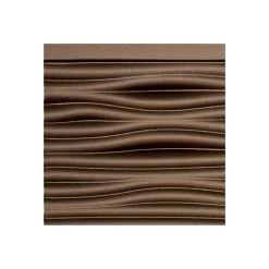 Fasade Easy Installation Waves Argent Bronze Backsplash Panel For Kitchen And Bathrooms (6" X 6" Sample)