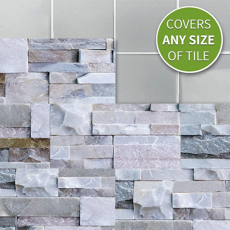 9pcs 3D Self Adhesive Kitchen Wall Tiles Bathroom Mosaic Tile Sticker 20*10cm - Image 8