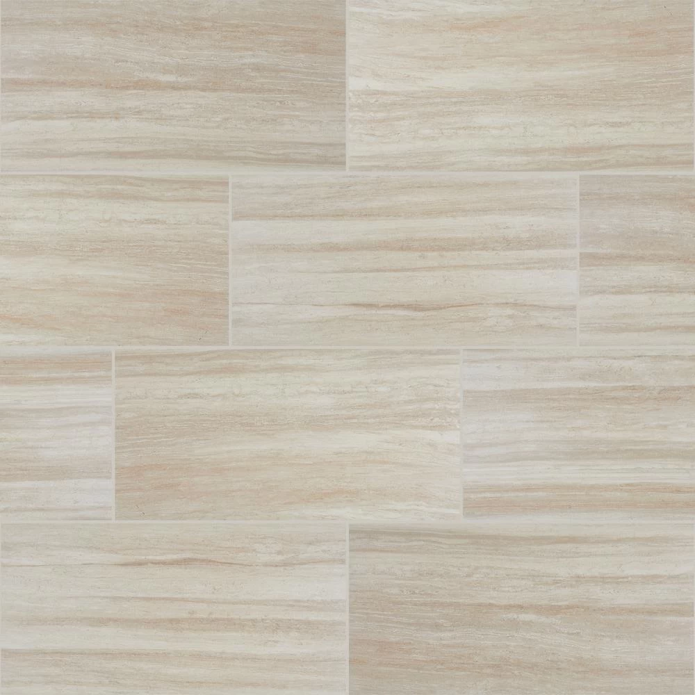 Daltile QuicTile 12 In. X 24 In. Calacatta Marble Polished Porcelain Locking Floor Tile (9.6 Sq. Ft. / Case) - Image 15