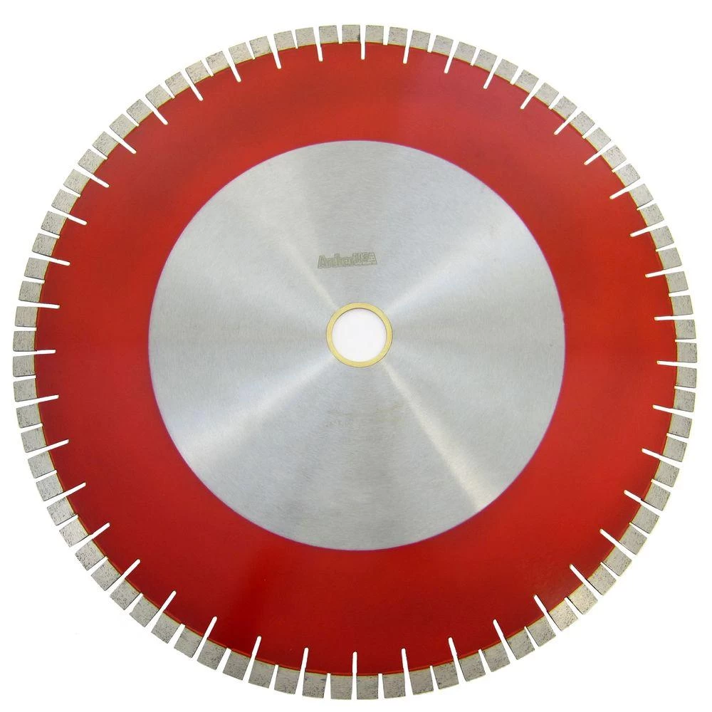 Archer USA 24 In. Bridge Saw Blade With V-Shaped Segment For Granite Cutting
