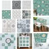 Goory 10 Pcs Moroccan Style Tile Sticker Backsplash Peel & Stick Kitchen Tile Decal, 8x8 Inches.