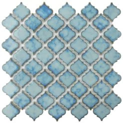 Merola Tile Hudson Tangier Marine 12 In. X 12 In. Porcelain Mosaic Tile (10.96 Sq. Ft. / Case)