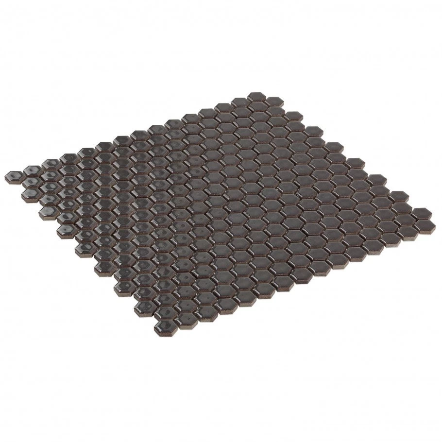 Honeycomb Hex Pavement Ceramic Polished Mosaic Tile - Image 5